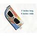 The sunglass case is padded and zipper close to protect your shades!